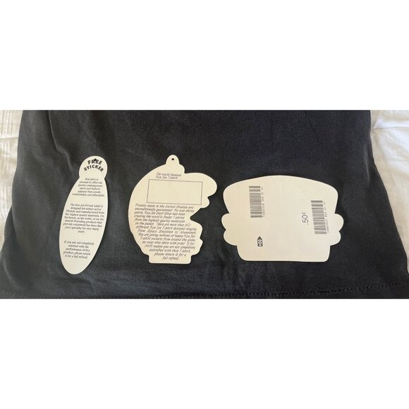 Vtg 1995 Ron Jon Surf Shop Cocoa Beach Florida Tank Top 2 Stickers 1 Tag 1 Cap - Picture 6 of 9